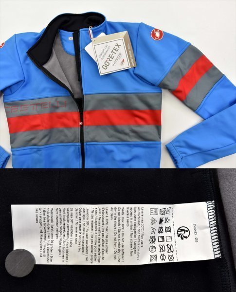 Castelli★カステリ Velocissimo Elite ジャケット size:M ドライブブルー_画像9