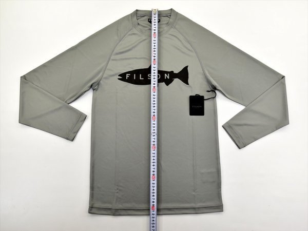 送料無料4★Filson★フィルソン Barrier Raglan 長袖シャツ size:XS ストームグレイ_画像4