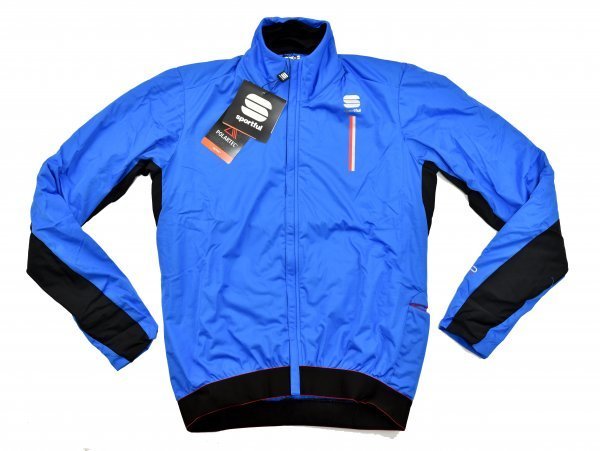 送料無料1★Sportful★スポーツフル R&D Polartec Alpha ジャケット size:L エレクトリックブルー/ブラック