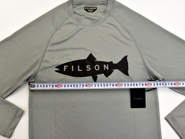 送料無料4★Filson★フィルソン Barrier Raglan 長袖シャツ size:XS ストームグレイ_画像5