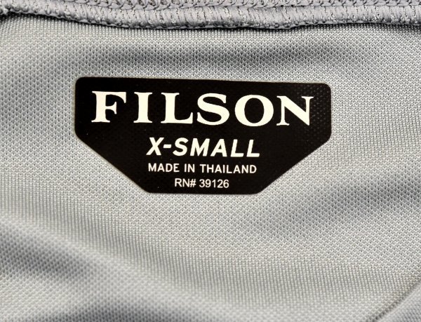 送料無料4★Filson★フィルソン Barrier Raglan 長袖シャツ size:XS ストームグレイ_画像3