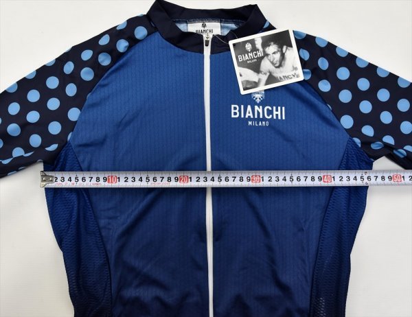 送料無料3★Bianchi★ビアンキ CEDRINO ジャージ size:M ブルー_画像5