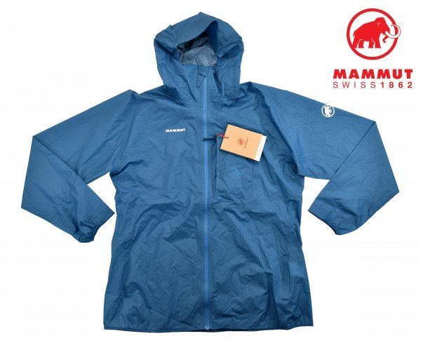  free shipping 1*Mammut* Mammut Kento Light HS hood jacket size:XL sapphire * for women 