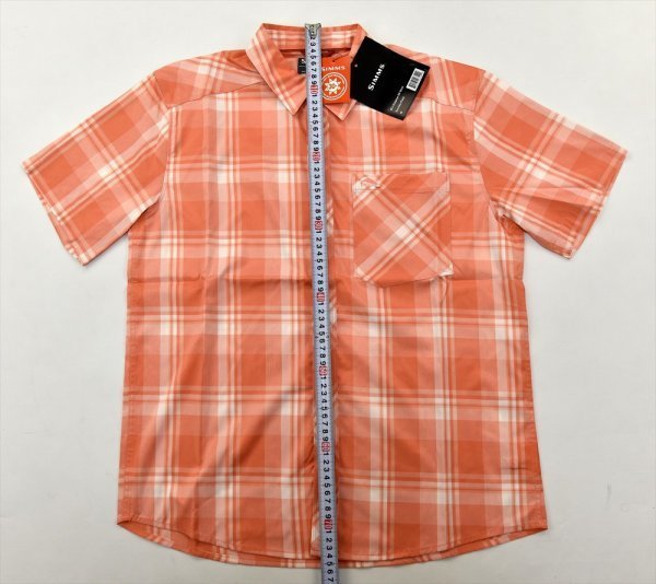 送料無料3★Simms★シムス Outpost Plaid 半袖シャツ size:M サンライズ プレイド_画像5