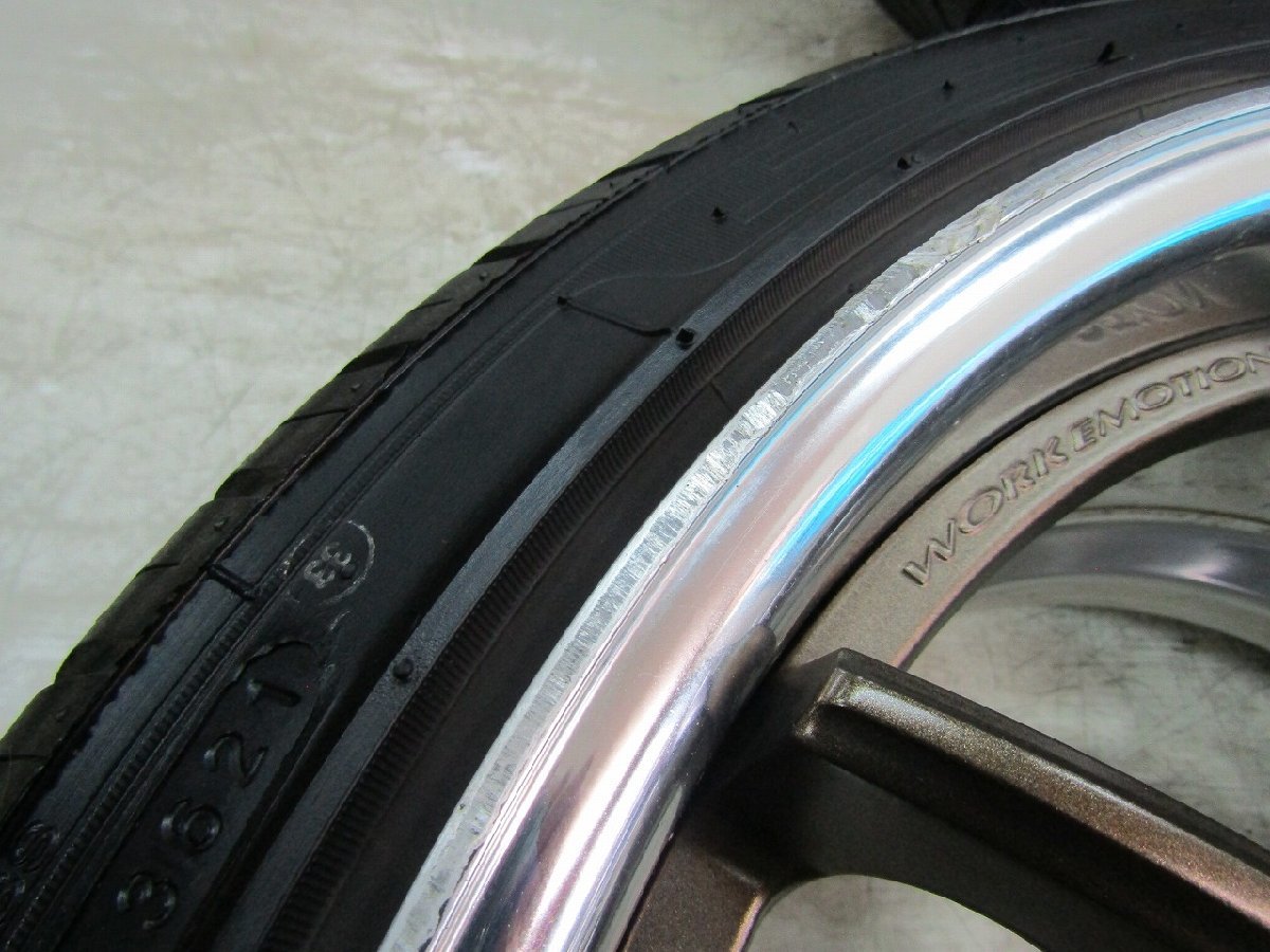 ワーク エモーション CR2P 19インチｘ8.5J ET:+38 9.5J ET:+45 PCD:114.3 5H ナンカン NSⅡ 225/35R19 245/35R19 21年 100系チェイサー_画像5