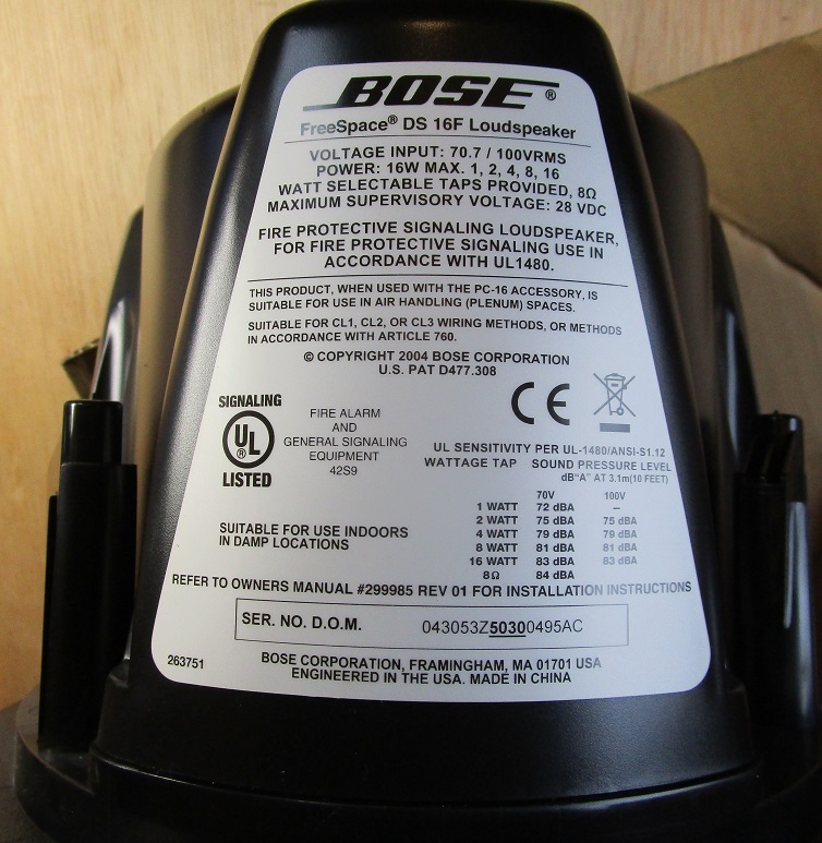 長期保管品　BOSE DS 16F Loudspeaker　その１　写真同等品_画像4