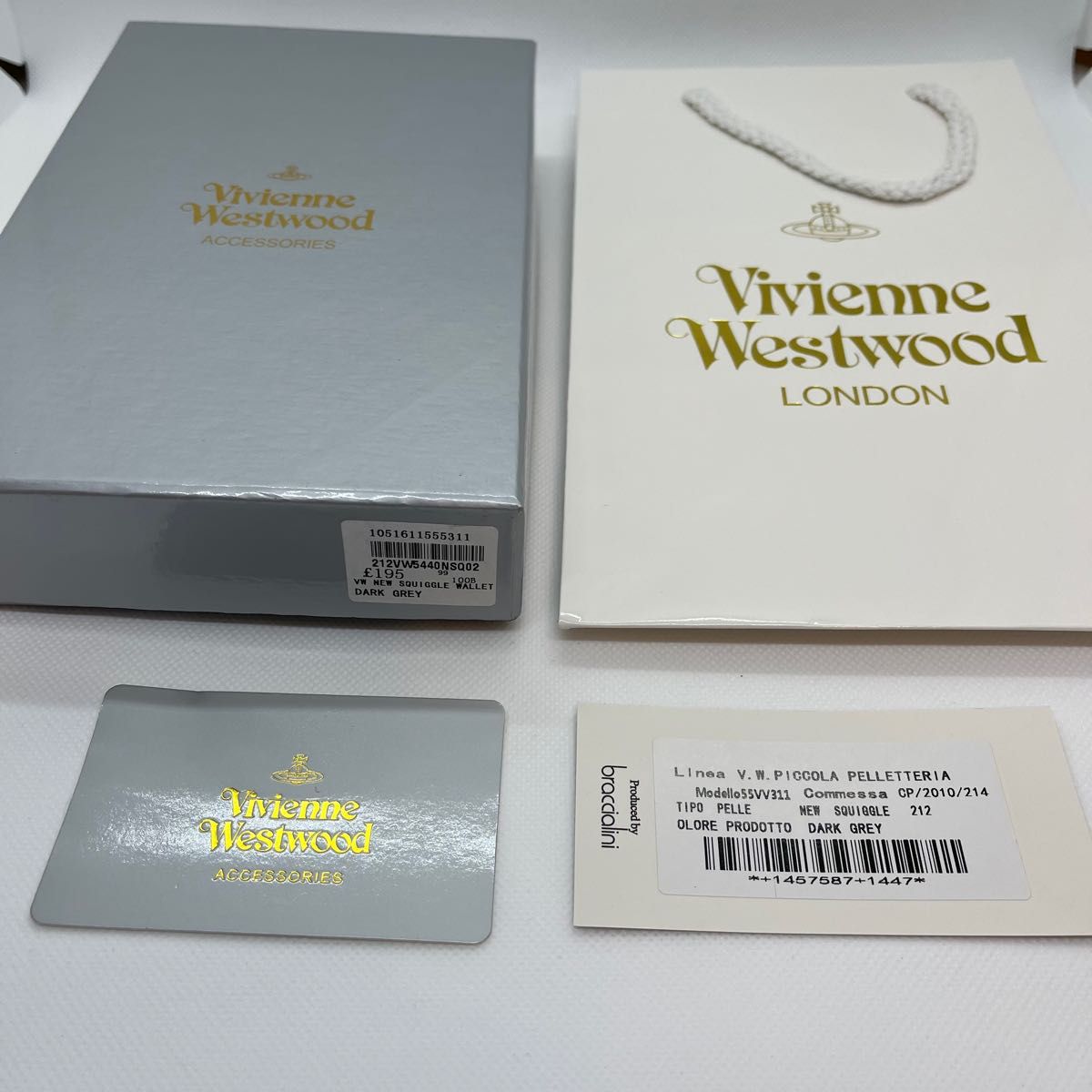 新品未使用】VivienneWestwood 長財布 ダークグレイ|PayPayフリマ