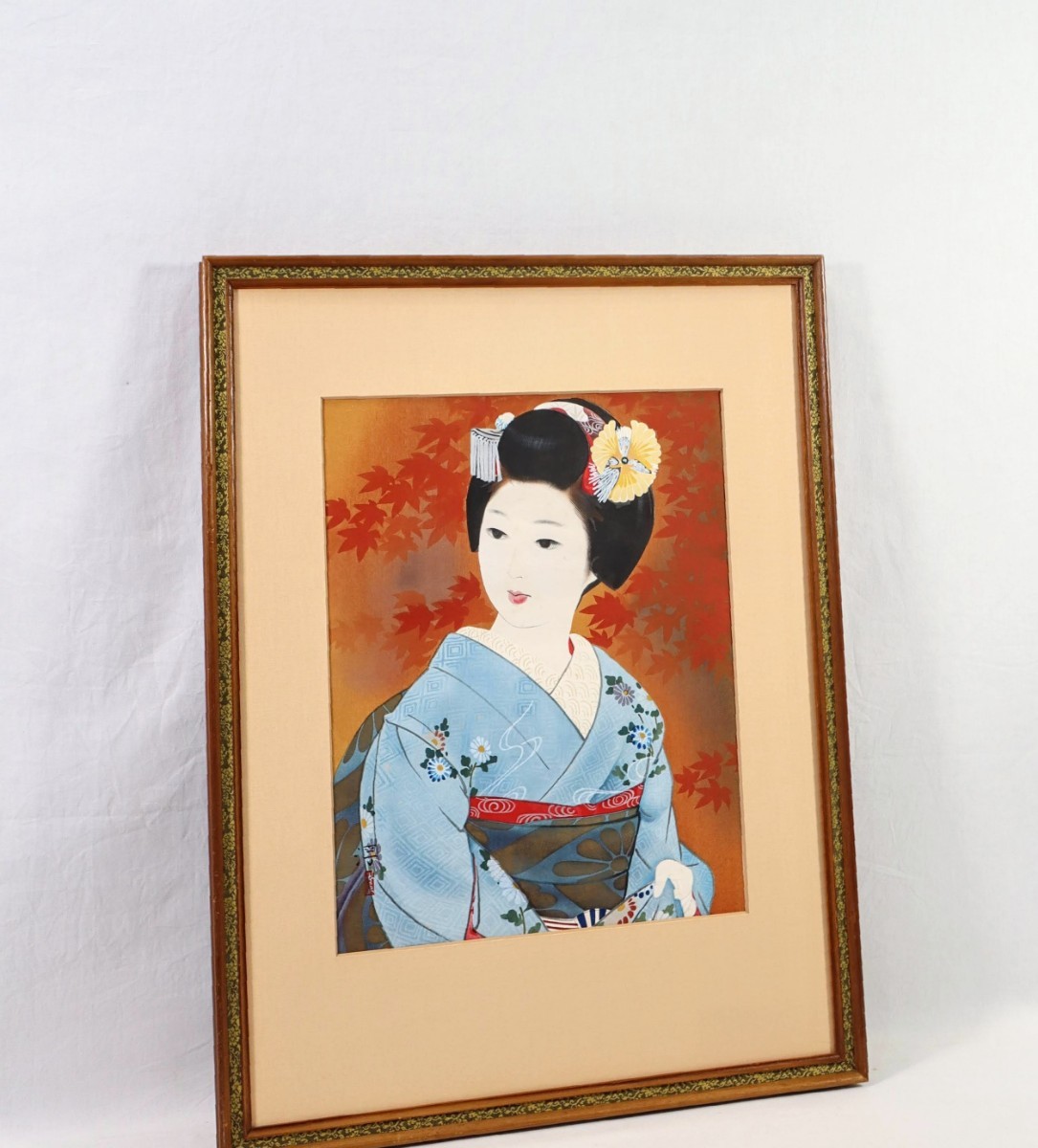 真作 中尾淳 木版画「紅葉」画寸 32cm×41cm 徳島県出身 無所属 真作 中尾淳 木版画「紅葉」画寸 32cm×41cm 徳島県出身 無所属