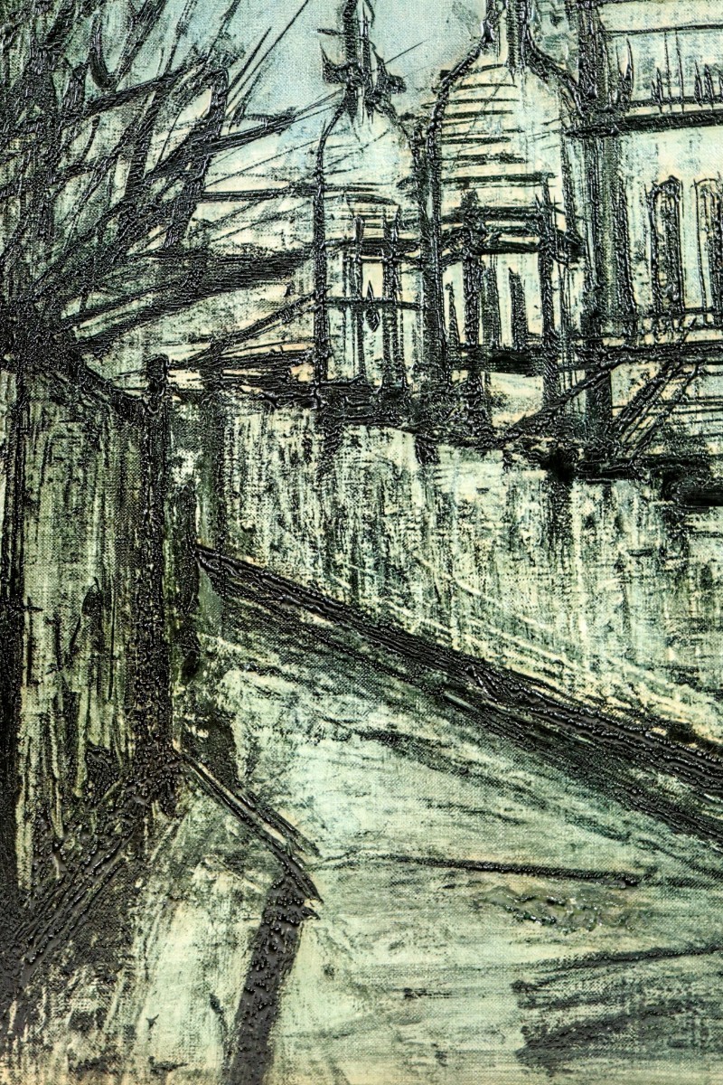 ベルナール・ビュッフェ 大日本絵画巧芸美術 複製「モンマルトル ベルナール・ビュッフェ 大日本絵画巧芸美術 複製「モンマルトル