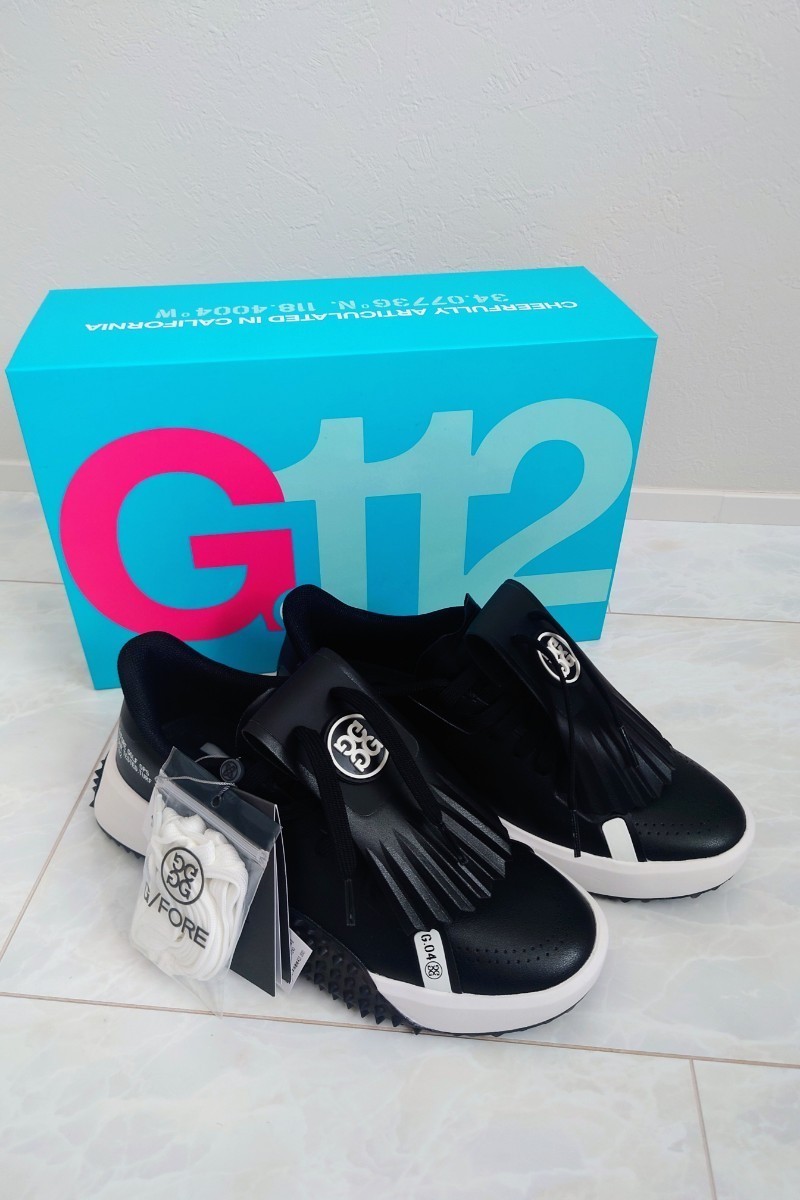 注目 【未使用】 G/FORE レディース 24.0cm 7.5 SHOE GOLF KILTIE