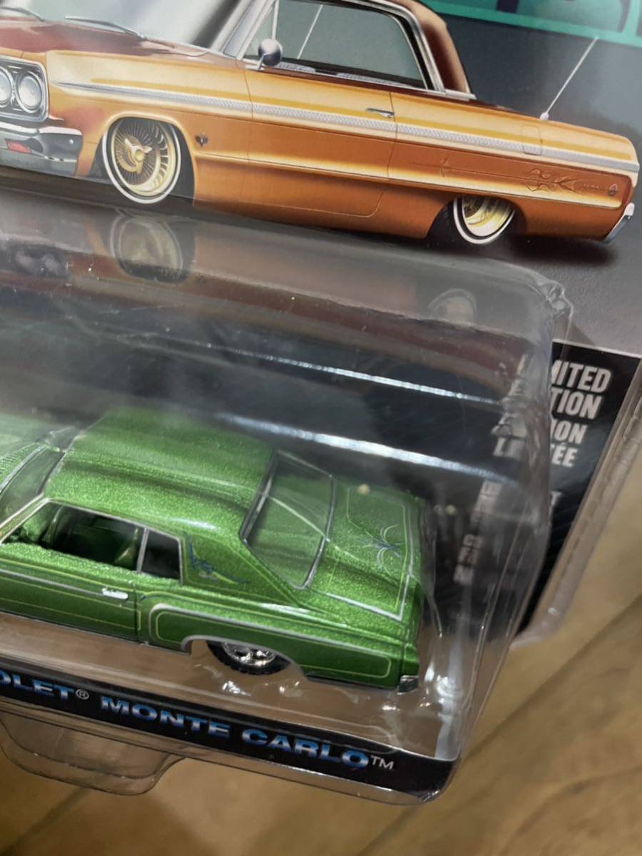 GREENLIGHT 1970 California lowrider CHEVROLET MONTE CARLO シボレー モンテカルロ グリーンライト カリフォルニア ローライダー_画像4