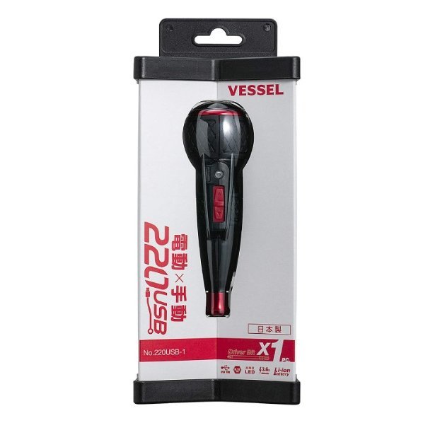 【処分品】VESSEL ベッセル 電ドラボール USBケーブル付き 電動 ボールクリップ ドライバー 充電式ドライバー 220USB-1 _画像4