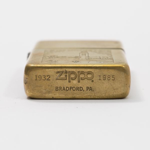 ZIPPO 1932-1985 SORID BRASS BRADFORD PA. ジッポ ソリッド