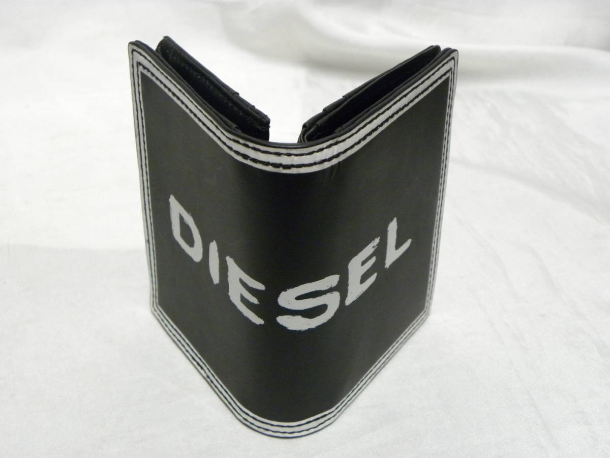 ディーゼル☆DIESEL ロゴ入り カードケース 名刺入れ パスケース☆牛革