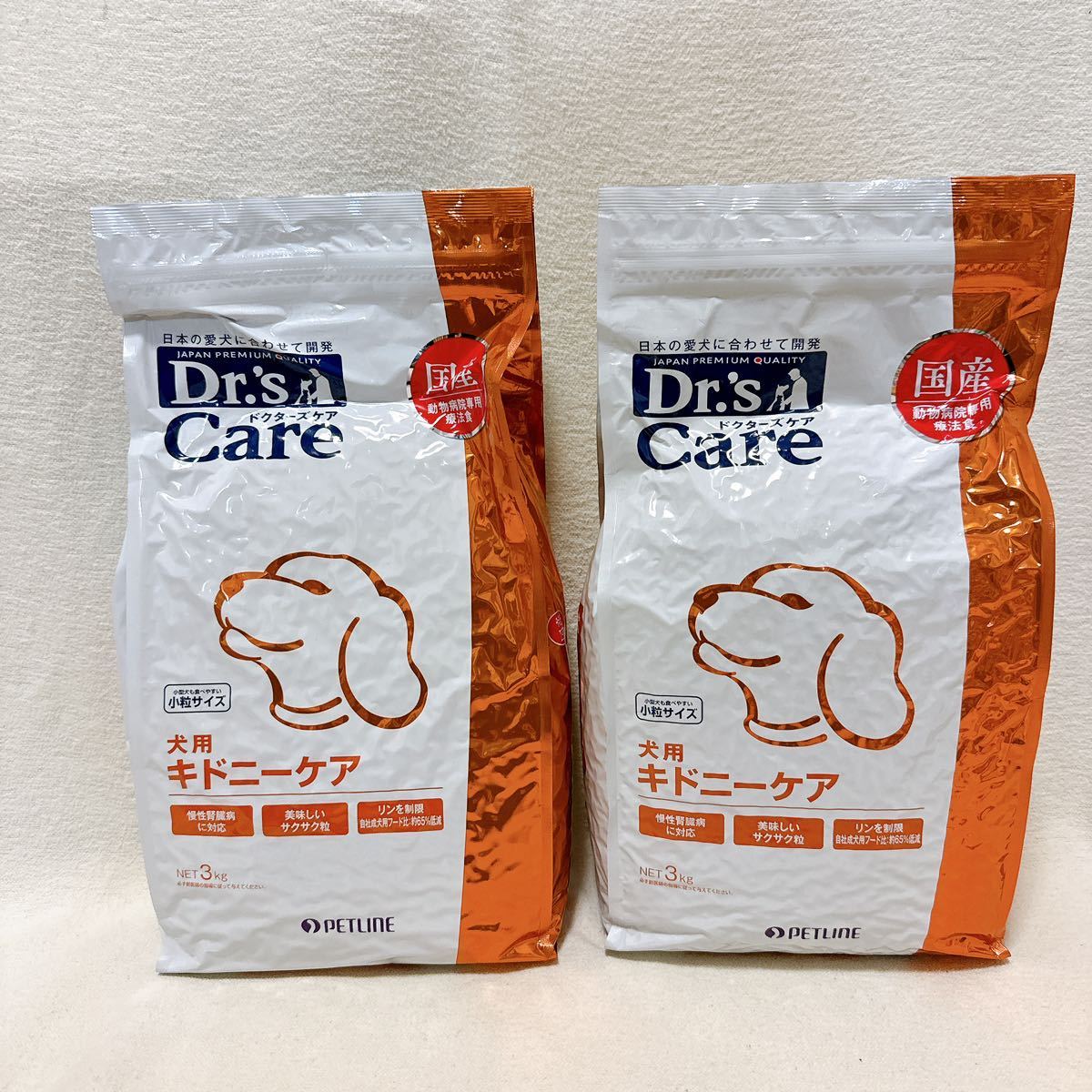 ドクターズケア犬用療法食キドニーケア3kg×２袋 - ペットフード