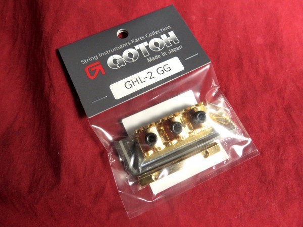 ★新品セール/最安値★GOTOH／GHL-2-GG／43mm ロックナット・パーツ セット ゴールド G◆FRT/フロイドローズtype Locking nuts レスポール_画像1