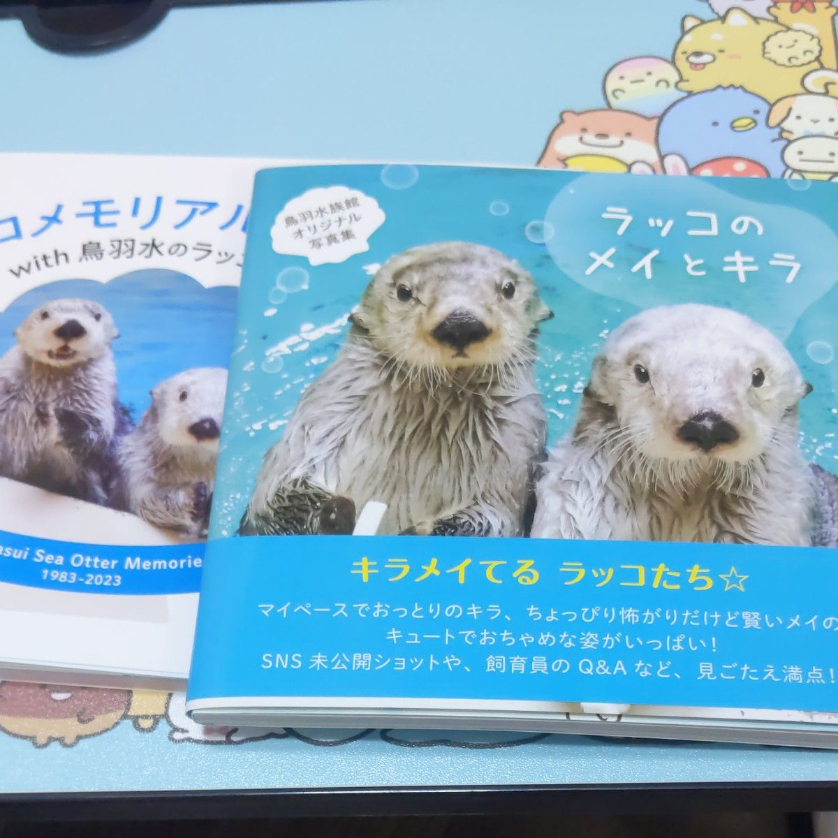 鳥羽水族館　ラッコのキラとメイ写真集　ラッコメモリアルBOOK　2個セット