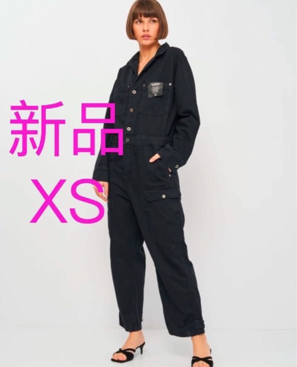 ZARA ZW PREMIUM ワーカー デニム ジャンプスーツ XS 新品｜Yahoo