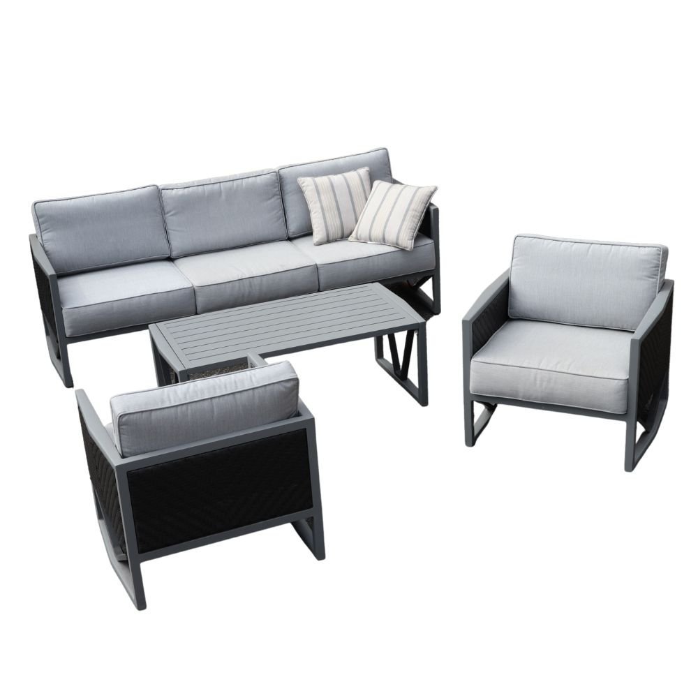 k101302k3 Sanbrella VENTI sofa table 4 point set terrace garden outdoors * direct receipt limitation (pick up) ( Nagoya city . mountain district ) U