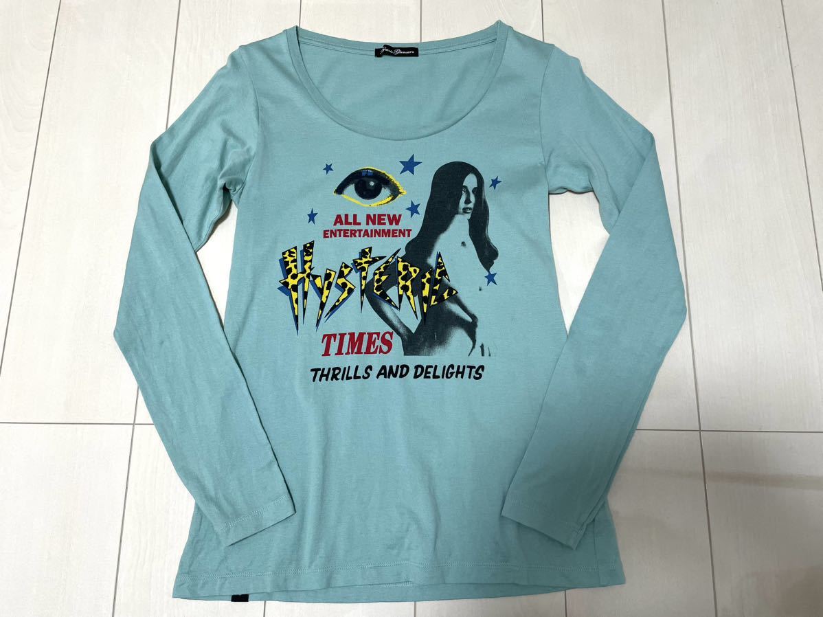  HYSTERIC GLAMOUR ヒステリックグラマー ALL NEW ガール柄　ロンＴ　長袖　Ｔシャツ カットソー　 NO15890 _画像1