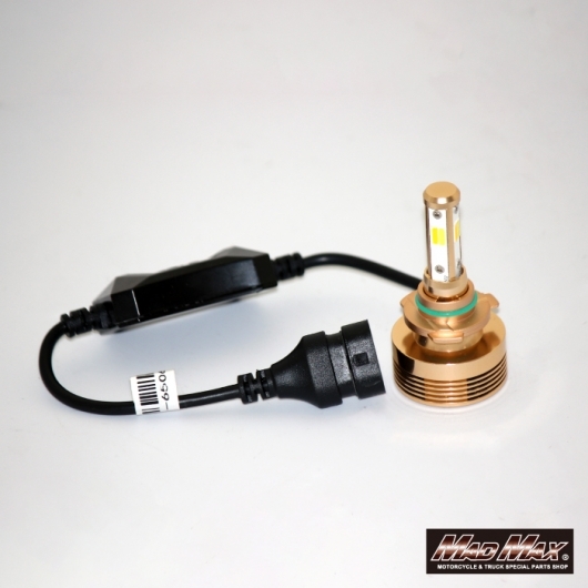 MADMAX 汎用 LEDヘッドライト HB3 9005 ヘッドライトランプ 6000K ホワイト発光 12V 2個セット (MM13-LED-022) マッドマックス_画像1