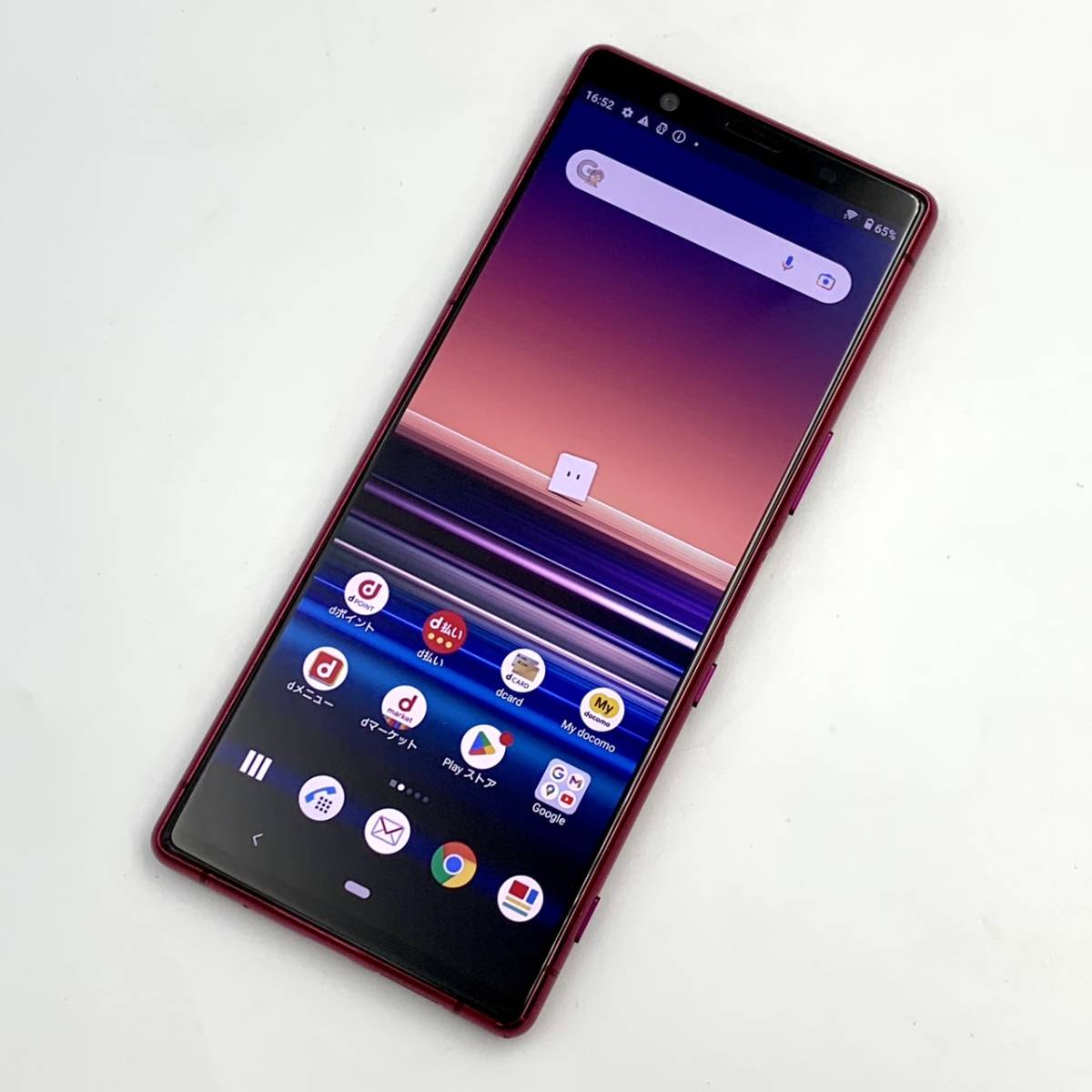 未使用品】 【中古】SIMフリー docomo Xperia5 6GB/64GB SO-01M レッド