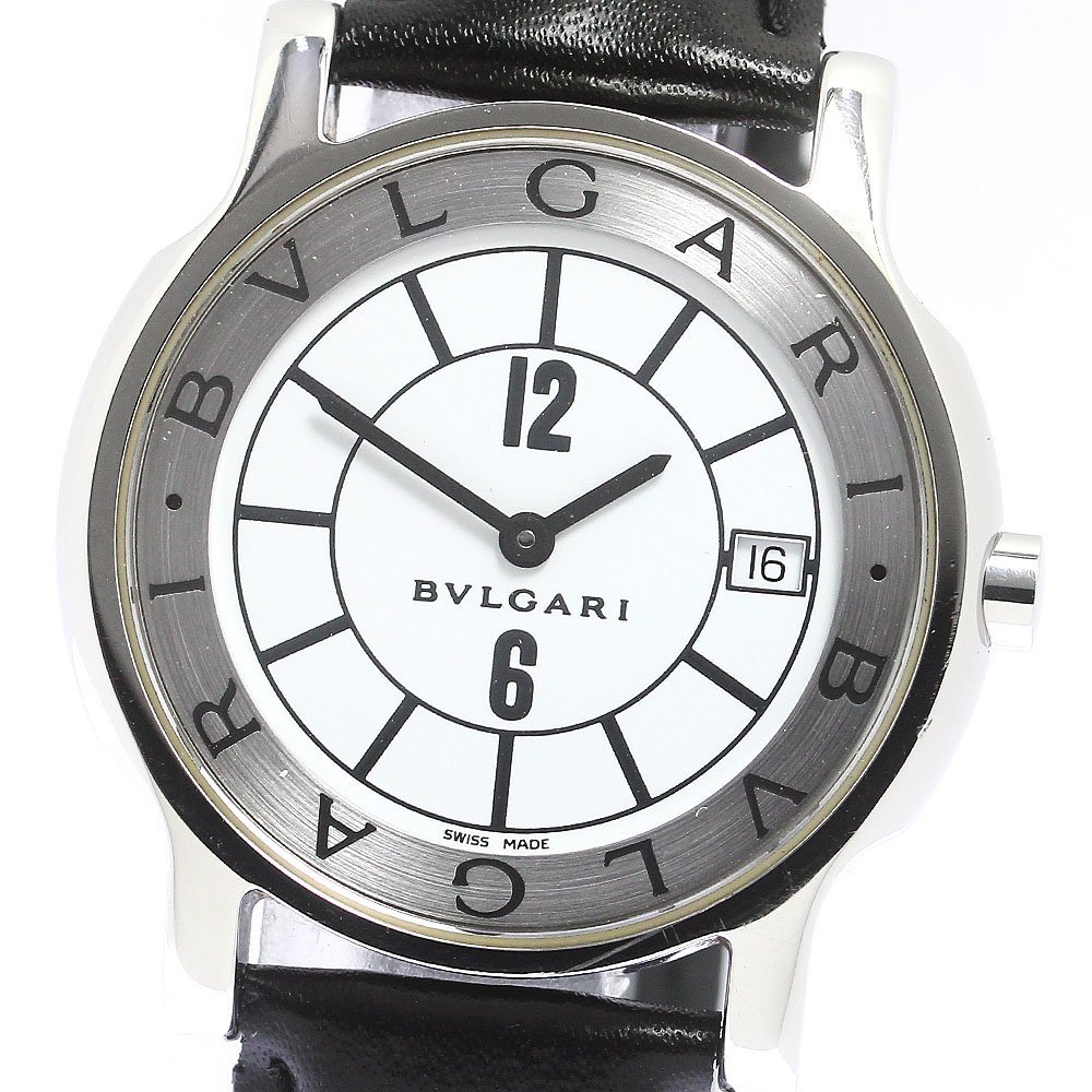 全品送料無料】 デイト ソロテンポ ST35S BVLGARI ブルガリ クォーツ