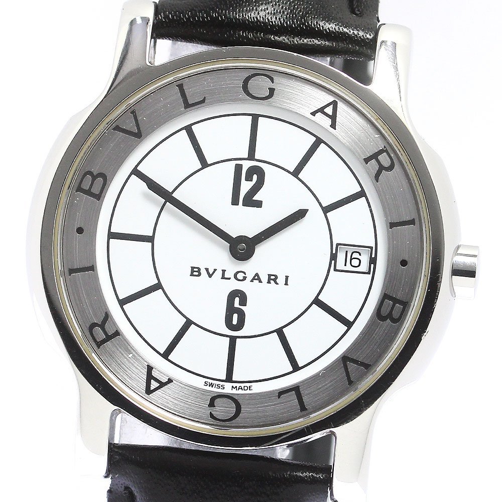 超特価激安 ST35S BVLGARI ブルガリ ソロテンポ _770572 良品 メンズ