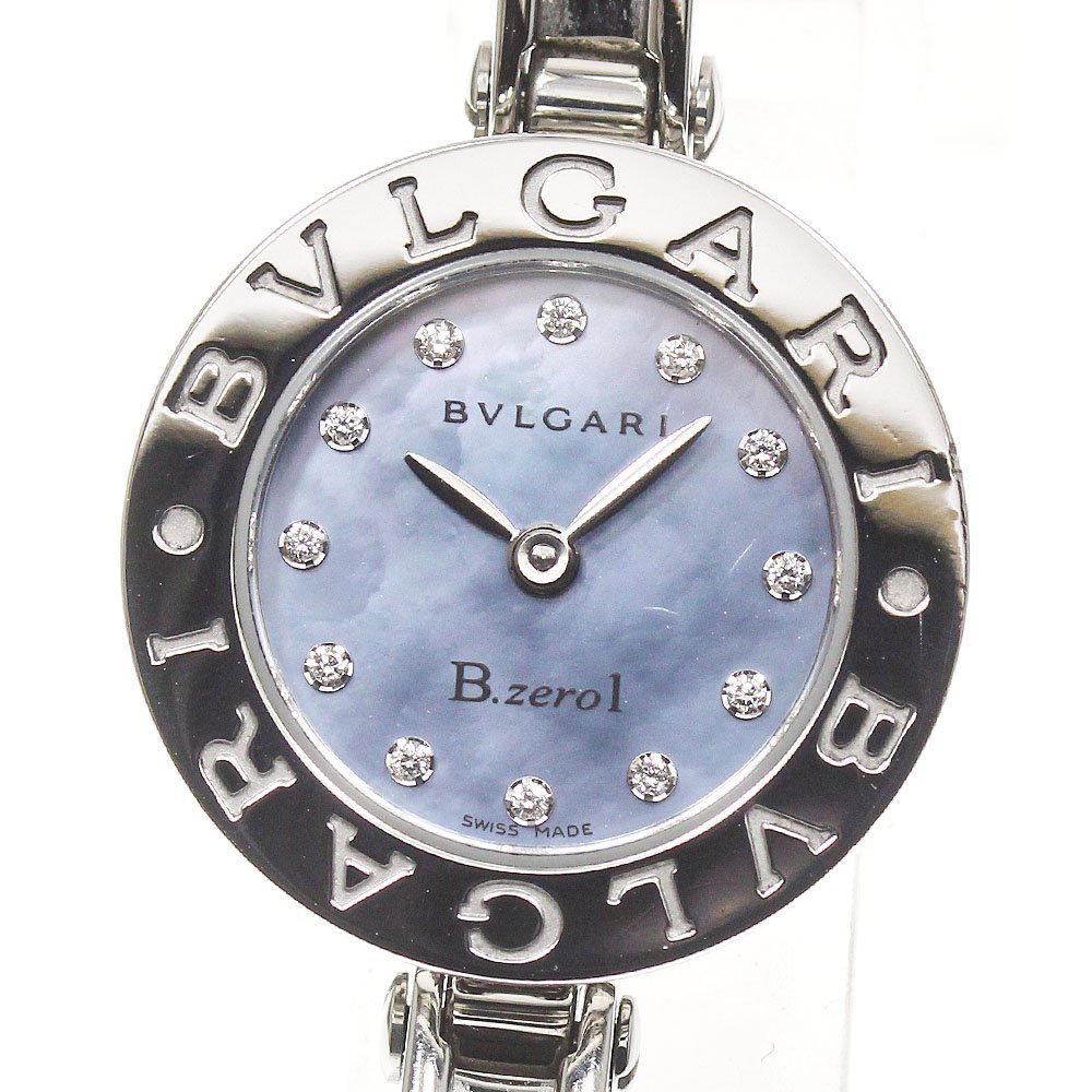 ブルガリ BVLGARI BZ22S B-zero1 12Pダイヤ バングルSサイズ クォーツ