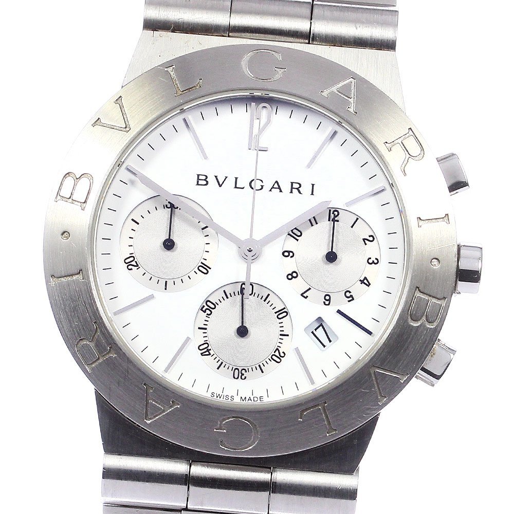 ブルガリ BVLGARI CH35S ディアゴノ スポーツ クロノグラフ クォーツ メンズ _777202の画像1