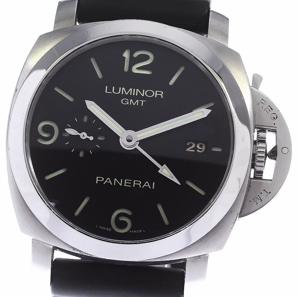 パネライ PANERAI PAM00320 ルミノール 1950 3デイズ GMT 自動巻き メンズ 良品 _773423