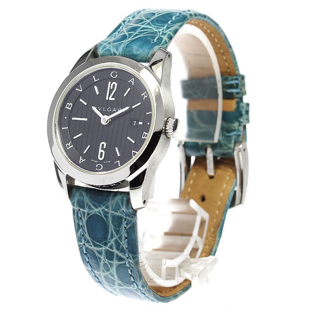  BVLGARY BVLGARI ST30S Solotempo Date кварц boys внутри коробка * с гарантией ._772926