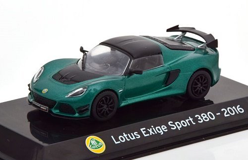 Altaya 1/43 Lotus * Exige спорт 380 greenmet/mattblack 2016 Supercars Collection