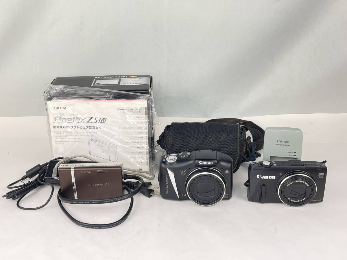 FUJIFILM FINEPIX Z5 fd / CANON PowerShot SX130 IS / SX280 HS