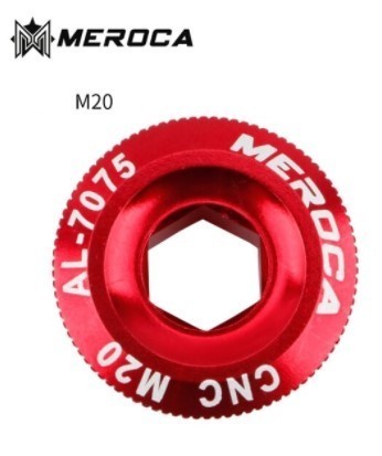 処分 MERCA M20 MTB、BMX、ロードバイク クランクアーム ネジアルミ軸 固定ボルト1052 赤色 ゆうメール可_画像2