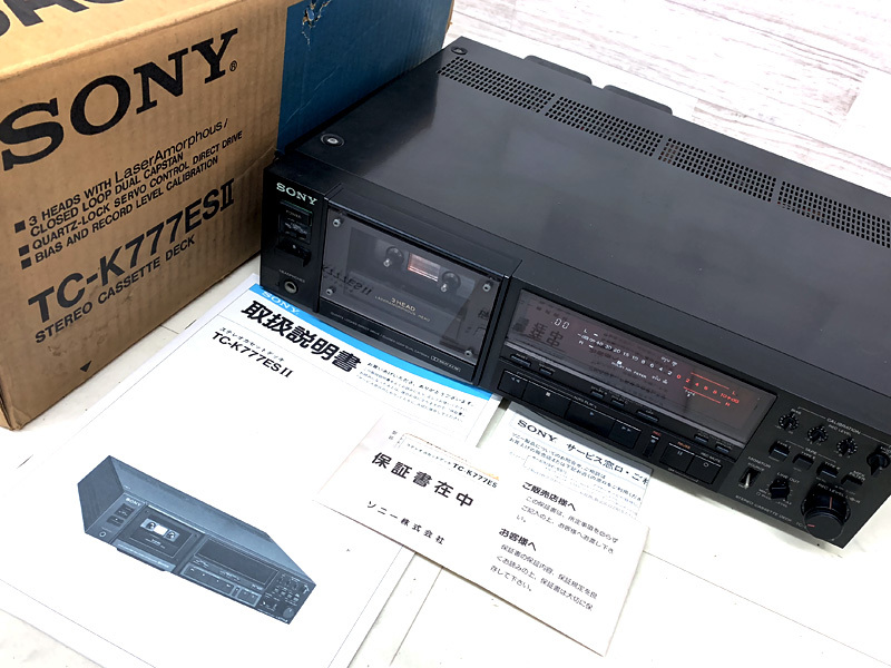 *SONY TC-K777ESII cassette deck accessory equipped Sony *