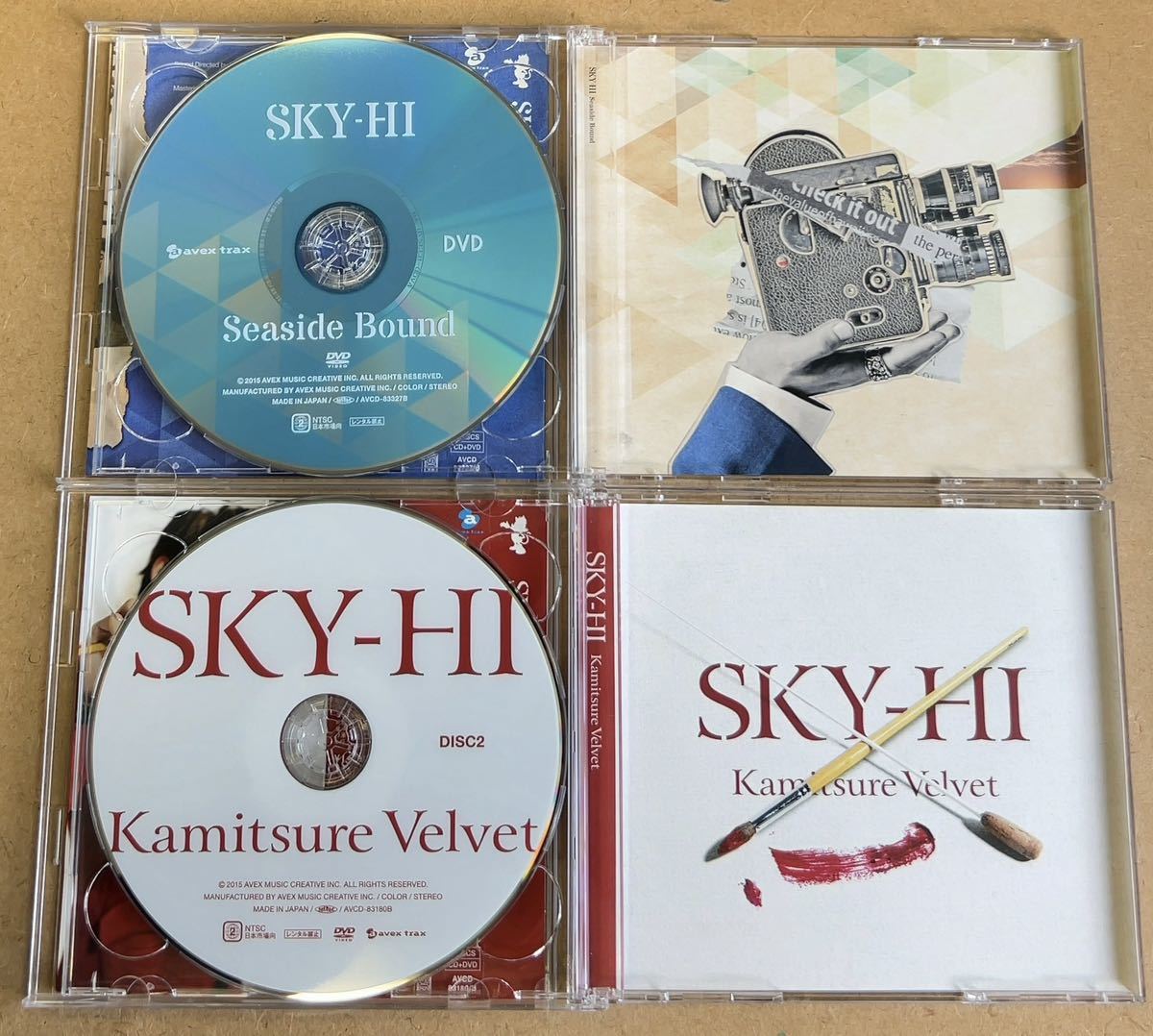 送料無料☆SKY-HI『4枚セット』初回限定盤CD＋DVD☆美品☆AAA☆BE:FIRST☆326_画像4