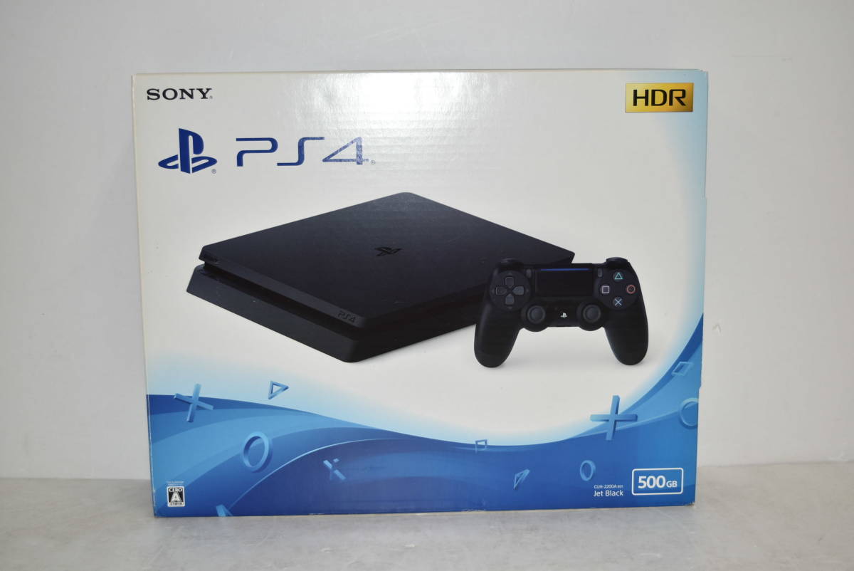 動作確認済み PlayStation4 本体 CUH-2200A 500GB ジェット・ブラック