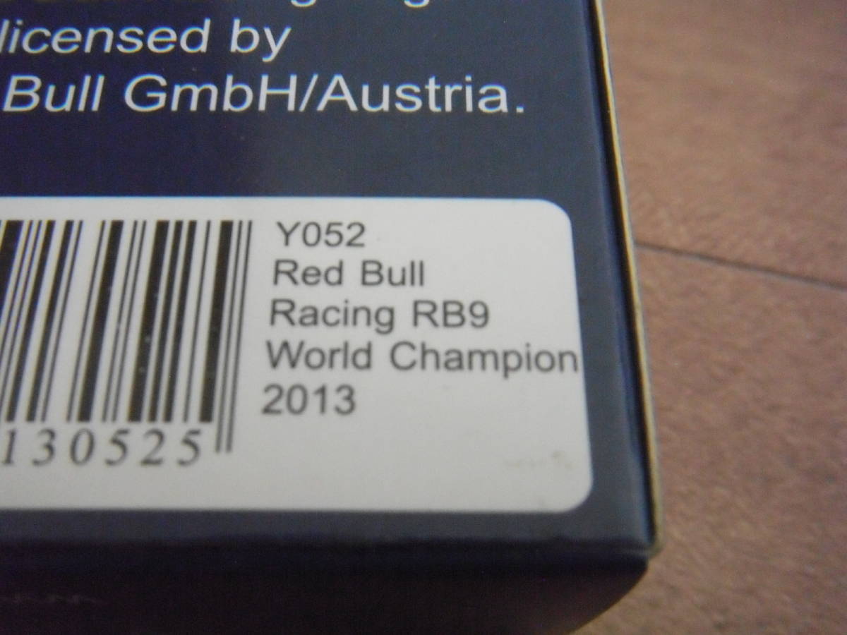 スパーク レッドブル レーシング RB9 ミニカー 2013 No.1 #1 F-1 F1 1/64 Red Bullの画像9