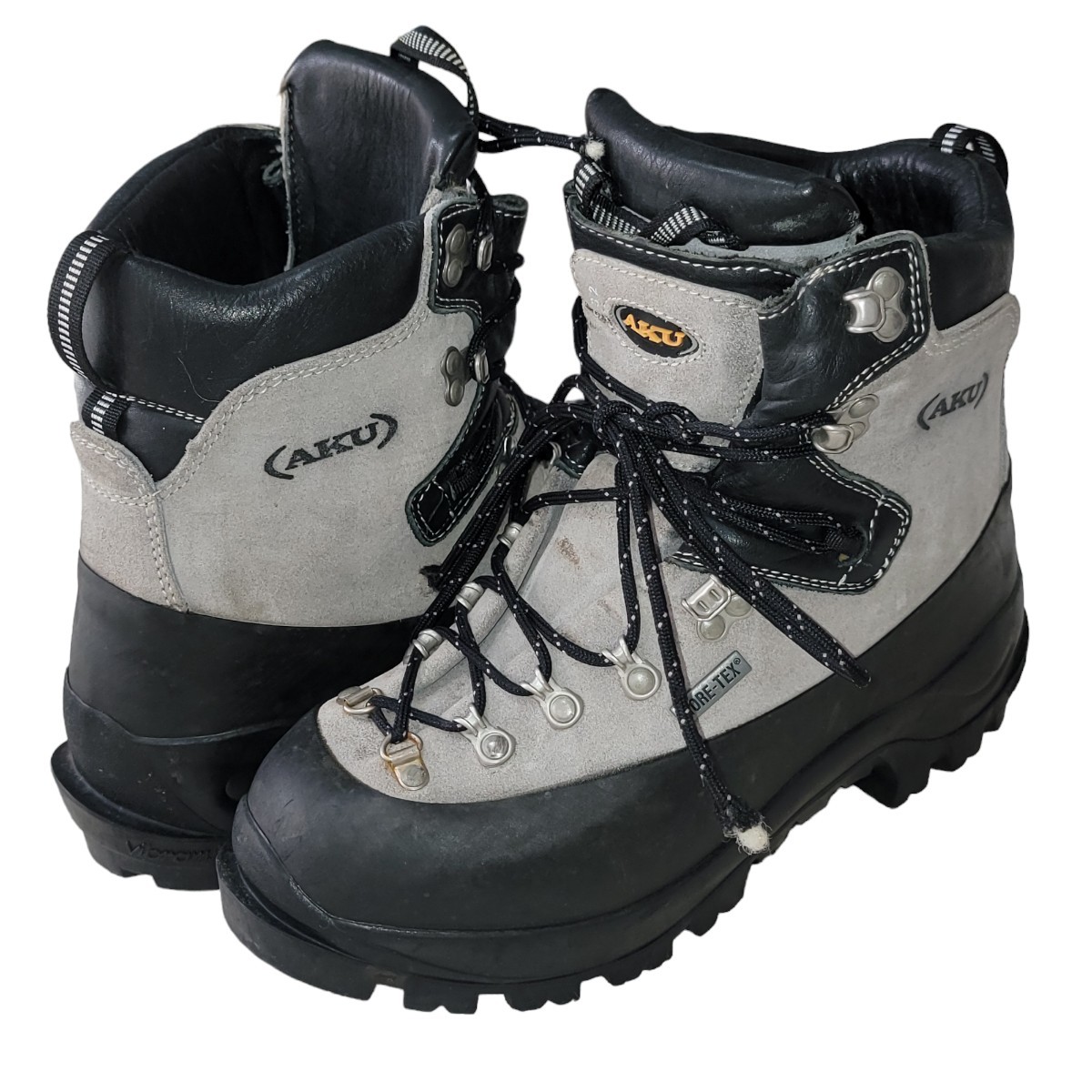 【GORE TEX】伊製 アク AKU 登山靴 マウンテンブーツ 24.5㎝ ゴアテックス Vibram トレッキングシューズ_画像1