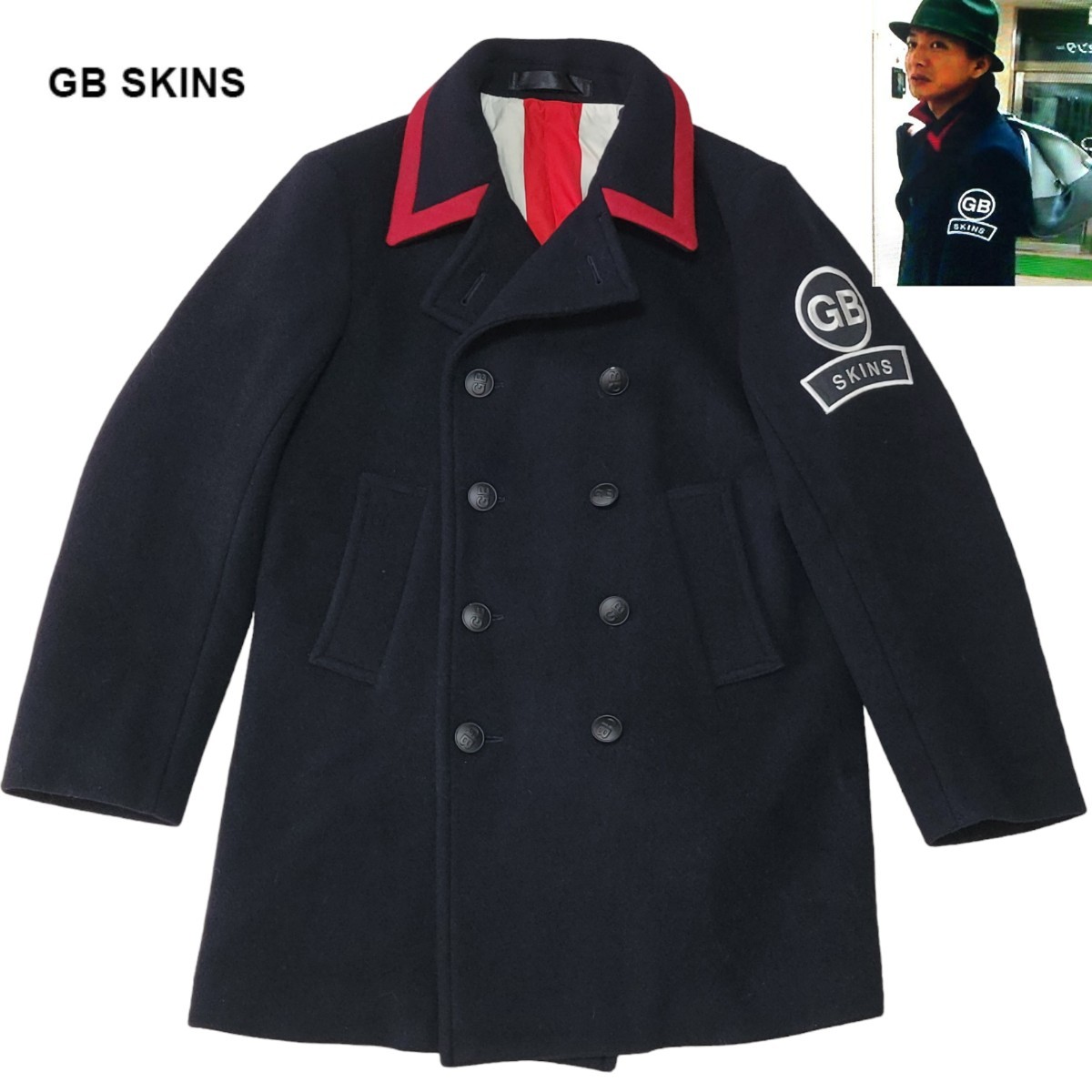 キムタク着用】ジービースキンズ GB SKINS 裏地ユニオンジャック キムタク着用】ジービースキンズ GB SKINS 裏地ユニオンジャック