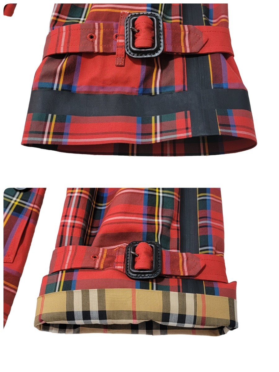 試着のみ】イタリア製 バーバリー BURBERRY タータンチェック 試着のみ】イタリア製 バーバリー BURBERRY タータンチェック