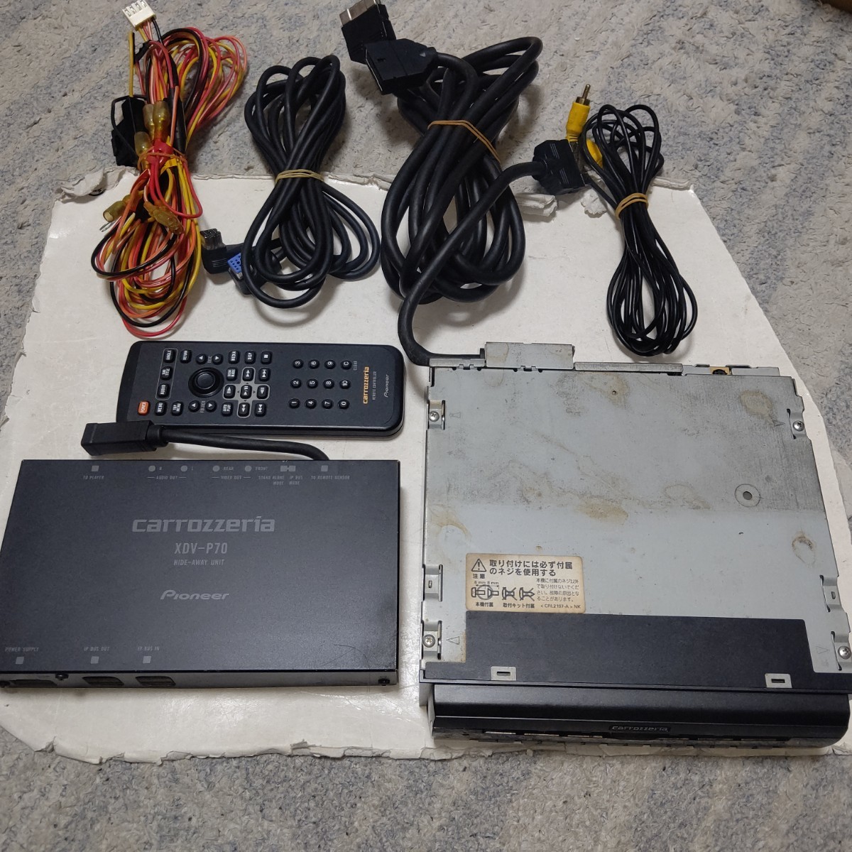 カロッツェリア 6連奏DVDチェンジャー XDV-P70 ナビ連動型 動作 カロッツェリア 6連奏DVDチェンジャー XDV-P70 ナビ連動型 動作