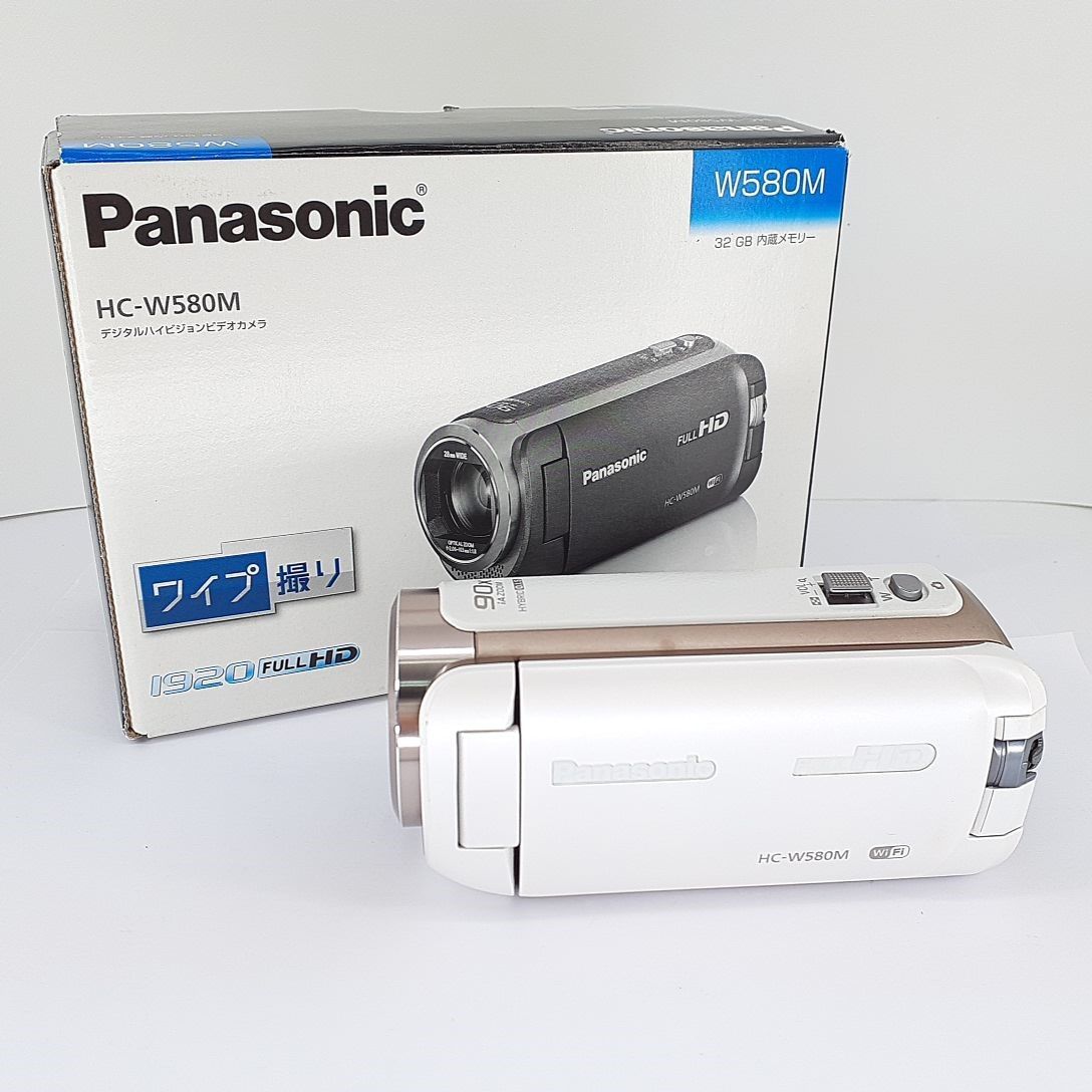 パナソニック デジタルハイビジョンビデオカメラ ワイプ撮り HC-W580M Panasonic SDカード対応 ◆3105/高林店 ST_画像1