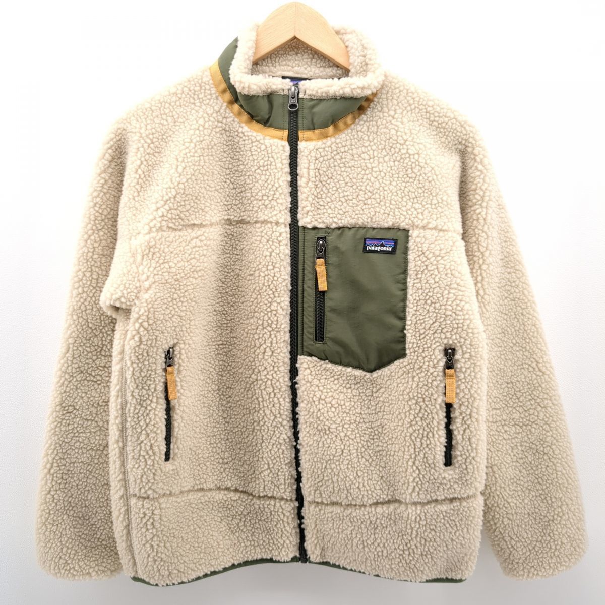 贈り物 ベージュ フリースジャケット 65625FA19 Patagonia キッズ