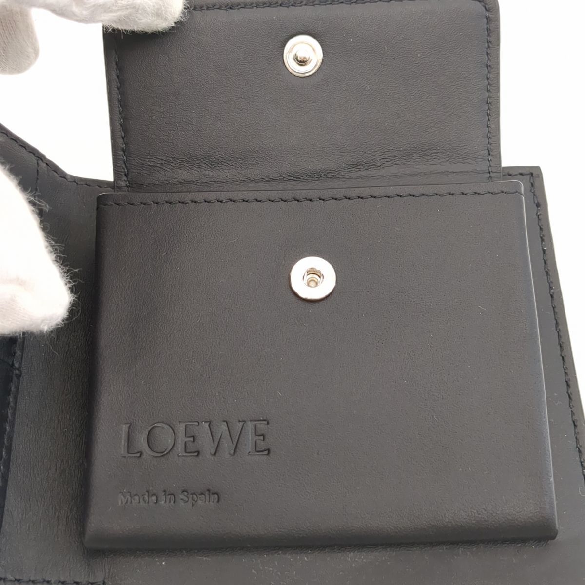 ロエベ　二つ折り財布　パズルバイフォールド　カーフレザー　262240　箱　LOEWE　中古　◆3111/藤枝インター店_画像8