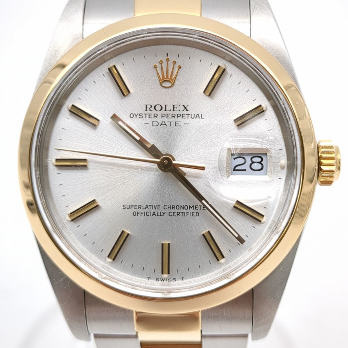 正規通販 デイト オイスターパーペチュアル 15003 ROLEX ステンレス