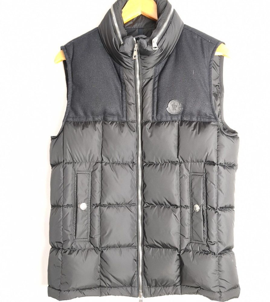 モンクレール CESAR GILET ダウンベスト C20914330185 54155 メンズ SIZE M ブラック　MONCLER ◆3115/登呂店_画像1