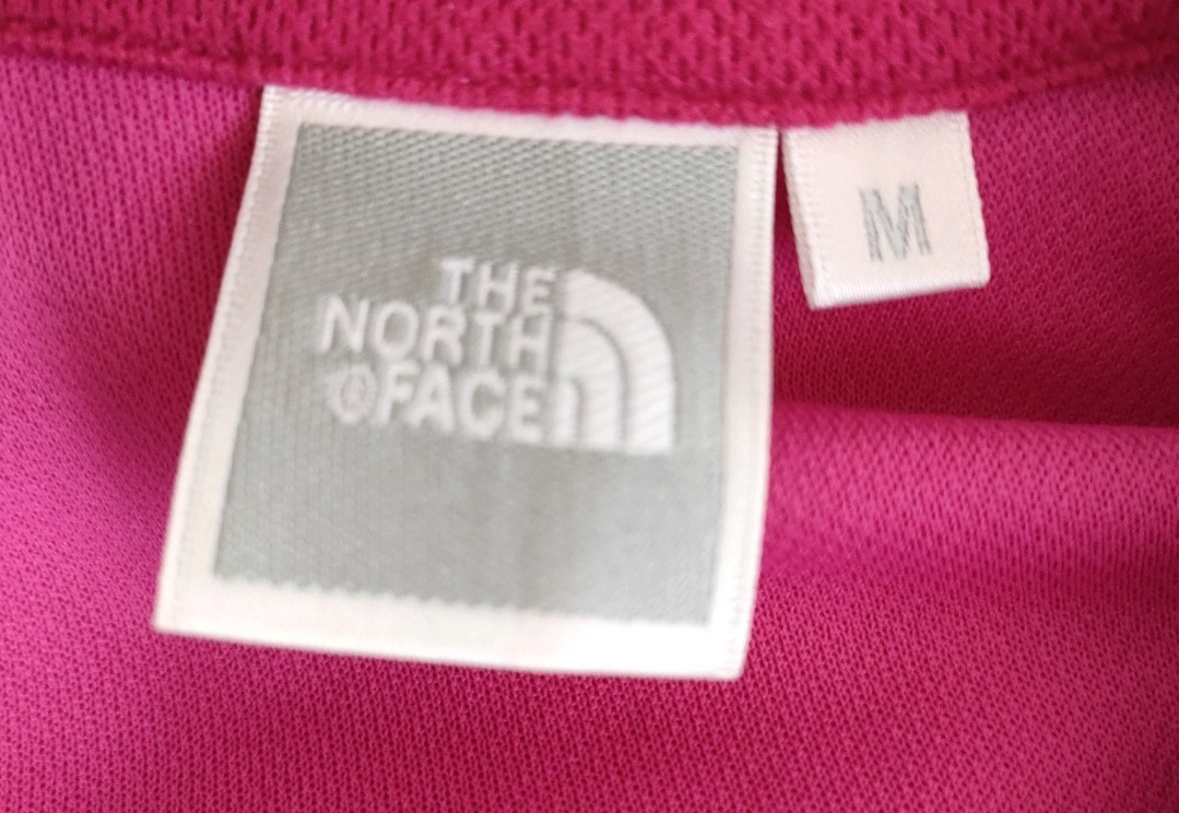 THE NORTH FACE （ザノースフェイス）ハーフジップフリース M ピンク 美品 （Oc11）NTW35057 _画像9