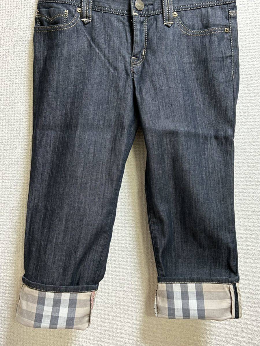 [ beautiful goods ] Burberry Denim pants * size 38| Capri 